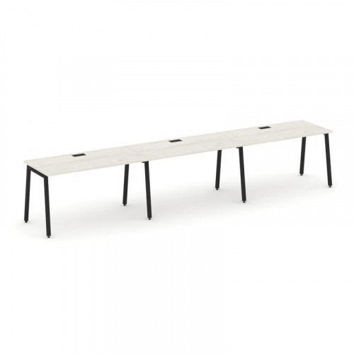 Style Project Рабочая станция 1 сторон. SN-4A.ORS-033 Дуб Табак/Металл Белый 4140*600*750 фото 13