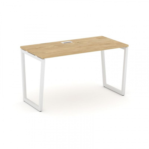 Style Project Стол письменный SN-4T2.SP-011 Акация Лорка/Металл Антрацит/Заглушка Пластик Черный 980 фото 3