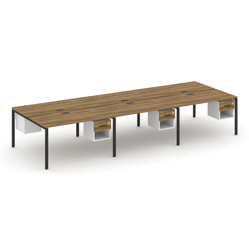 Бенч-система на 6 мест с подвесными тумбами Concept CN.DRS-159 фото 7 Бенч-система на 6 мест с подвесными тумбами Concept CN.DRS-159 фото 7