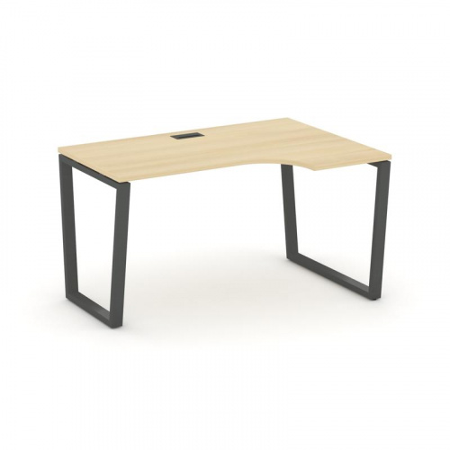 Style Project Стол рабочий эргоном. SN-6T2.SPA-001(R) Акация Лорка/Металл Антрацит/Заглушка Пластик фото 28