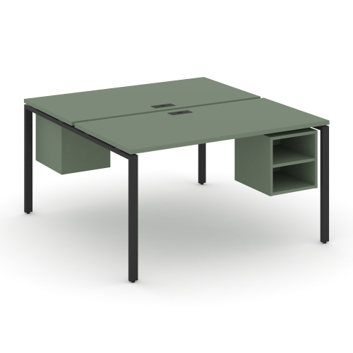 Бенч-система на 2 места с подвесными тумбами Concept CN.DRS-108 Бенч-система на 2 места с подвесными тумбами Concept CN.DRS-108