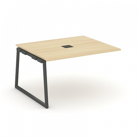 Style Project Проходной наб. элем. перег. стола SN-4T1.NSPRG-032 Акация Лорка/Металл Антрацит/Заглуш