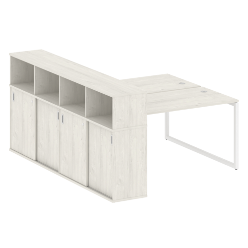 Бенч-система с шкафом-купе на О-обр. м/к Metal System Quattro 40БО.РС-СШК-4.3 фото 4 Бенч-система с шкафом-купе на О-обр. м/к Metal System Quattro 40БО.РС-СШК-4.3 фото 4