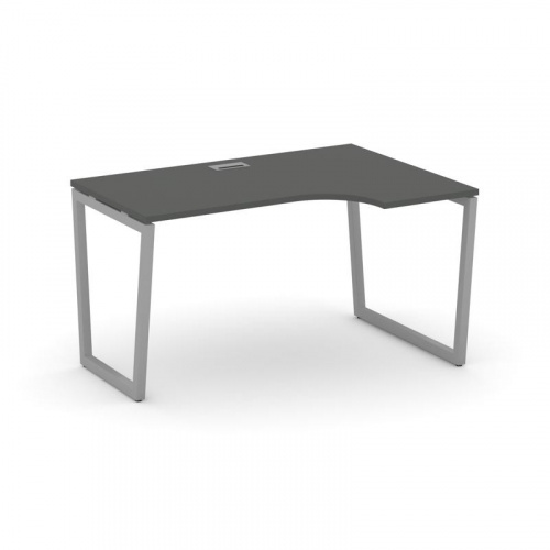 Style Project Стол рабочий эргоном. SN-4T2.SPA-001(R) Акация Лорка/Металл Антрацит/Заглушка Пластик фото 17