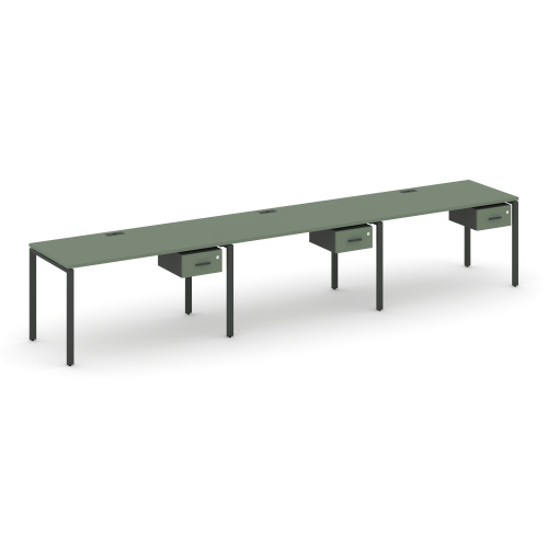 Бенч-система на 3 места с подвесными тумбами Concept CN.ORS-132 фото 2 Бенч-система на 3 места с подвесными тумбами Concept CN.ORS-132 фото 2