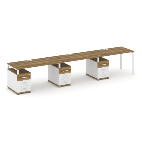 Бенч-система на 3 места с 3 опорными тумбами Concept CN.ORS-343 фото 8 Бенч-система на 3 места с 3 опорными тумбами Concept CN.ORS-343 фото 8