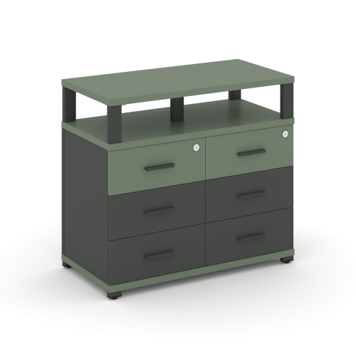 Тумба приставная с 6 ящиками Concept CN.TSP-009 A Тумба приставная с 6 ящиками Concept CN.TSP-009 A