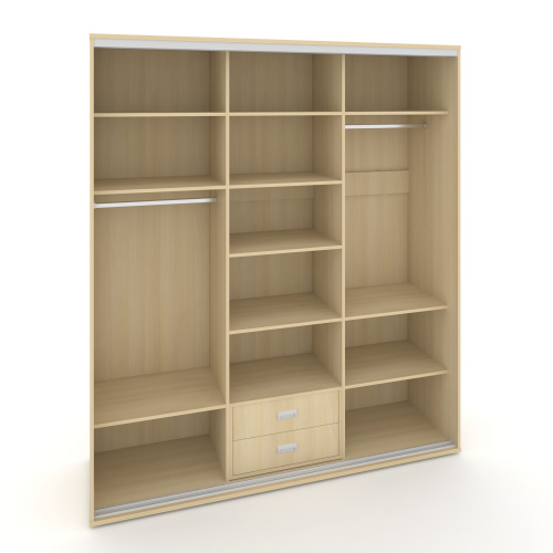 Корпус 3-х секционного шкафа высокого L=2519мм Maris SH.K3-7.1 K2 Корпус 3-х секционного шкафа высокого L=2519мм Maris SH.K3-7.1 K2