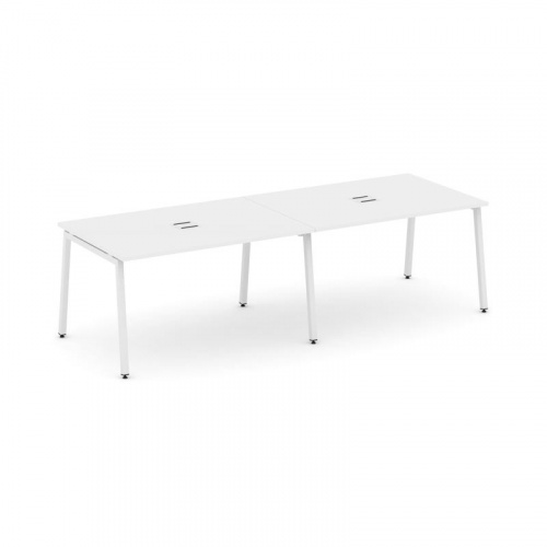 Style Project Стол переговорный SN-4A.SPRG-012 Дуб Наварра/Металл Белый 2360*980*750 фото 24