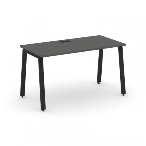 Style Project Стол письменный SN-6A.SP-003 Антрацит/Металл Белый 1380*600*750 фото 7