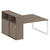 Бенч-система с шкафом-купе на О-обр. м/к Metal System Quattro 50БО.РС-СШК-2.3