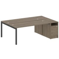 Бенч-система с тумбой на П-обр. м/к Metal System Quattro 50БП.РС-СТП-2.5