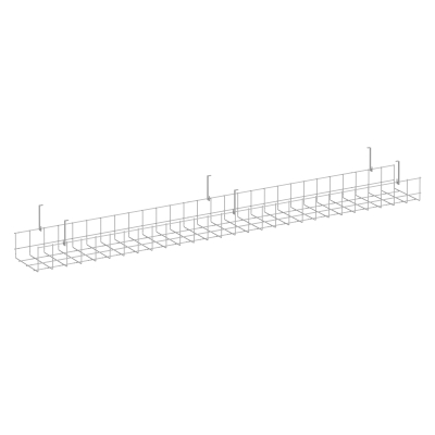 Кабель-канал сетчатый широкий KK-S-140 Металл Антрацит 1405*181*154