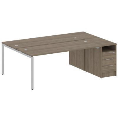 Бенч-система с тумбой на П-обр. м/к Metal System Quattro 40БП.РС-СТП-2.5