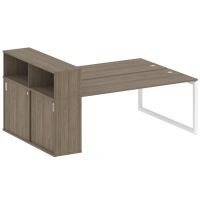 Бенч-система с шкафом-купе на О-обр. м/к Metal System Quattro 50БО.РС-СШК-2.5